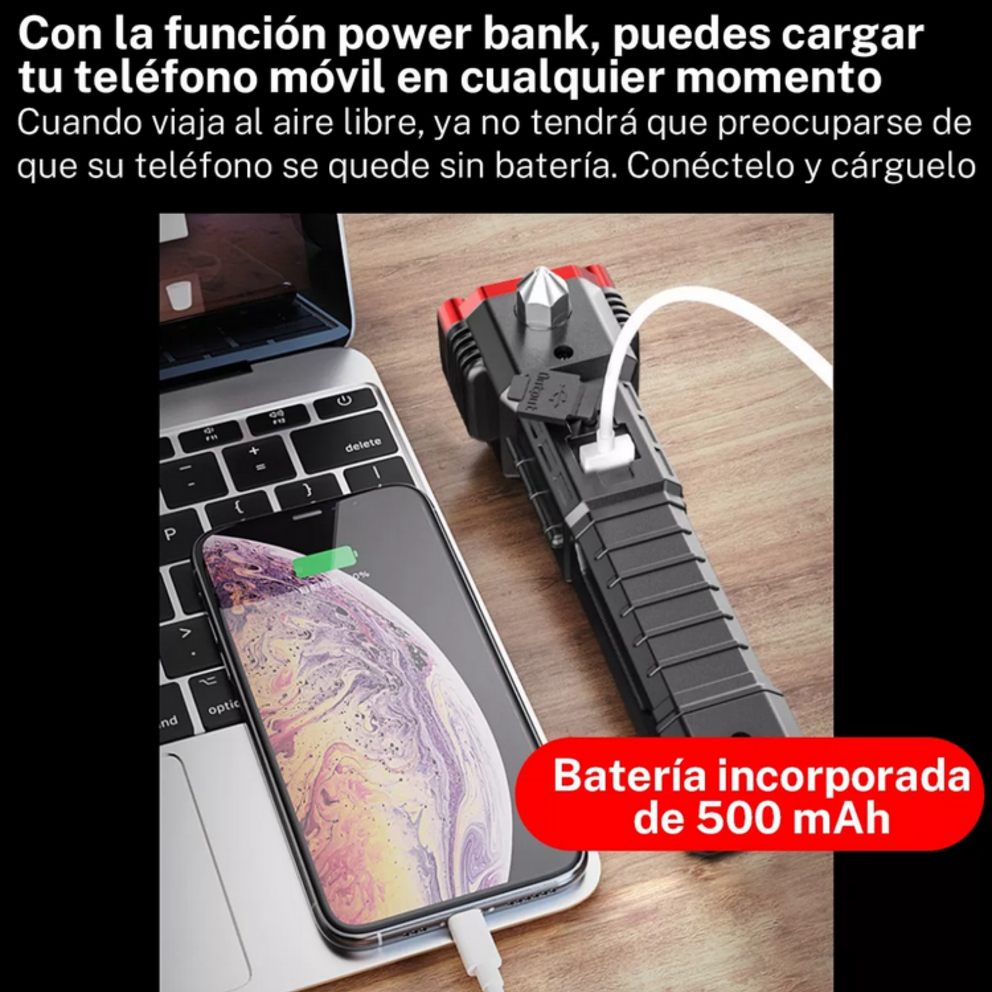 Linterna Táctica Aluminio ARMY ™  50% OFF 🪖⚔️